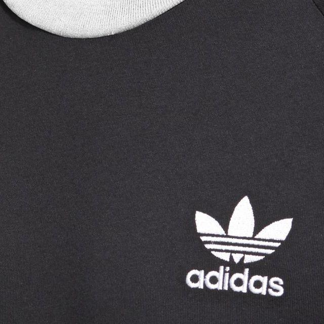 adidas(アディダス)のL【新品/即日発送OK】adidas オリジナルス Tシャツ 3ストライプ 黒 メンズのトップス(Tシャツ/カットソー(半袖/袖なし))の商品写真