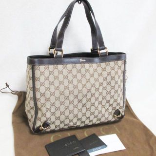 グッチ(Gucci)のグッチ GGキャンパス アビー トートバッグ 170004 ハンドバッグ(トートバッグ)