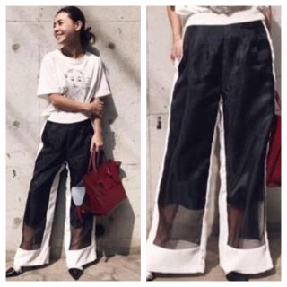 アメリヴィンテージ(Ameri VINTAGE)のameri vintage シースルー パンツ S(カジュアルパンツ)