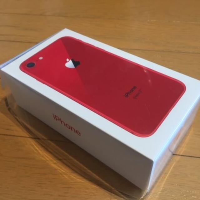 本物の 【新品】iPhone8 - Apple 64GB No.2 docomo 赤 red スマートフォン本体