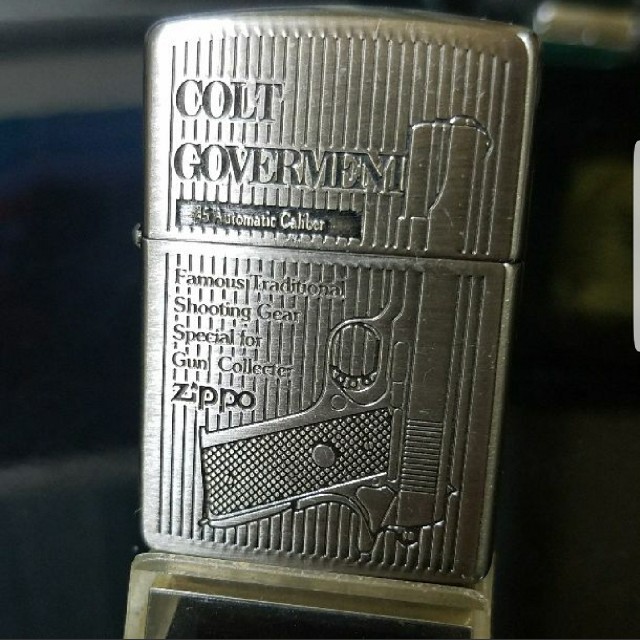 ZIPPO(ジッポー)の厳選中古❤94B'ZIPPO❤COLT GOVERMENT❤送料無料❤ メンズのファッション小物(タバコグッズ)の商品写真