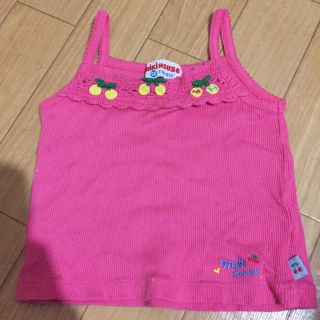 ミキハウス(mikihouse)の美品 ミキハウス 90 キャミソール(タンクトップ/キャミソール)