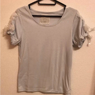 モンリリィ(mon Lily)のmonlily 袖リボンTシャツ(Tシャツ(半袖/袖なし))