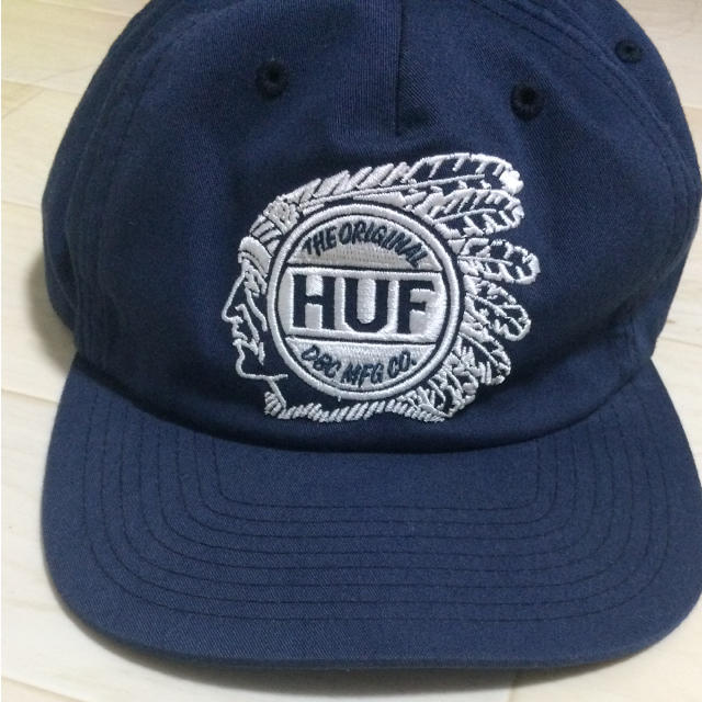 HUF(ハフ)の【HUF】キャップ ネイビー メンズの帽子(キャップ)の商品写真