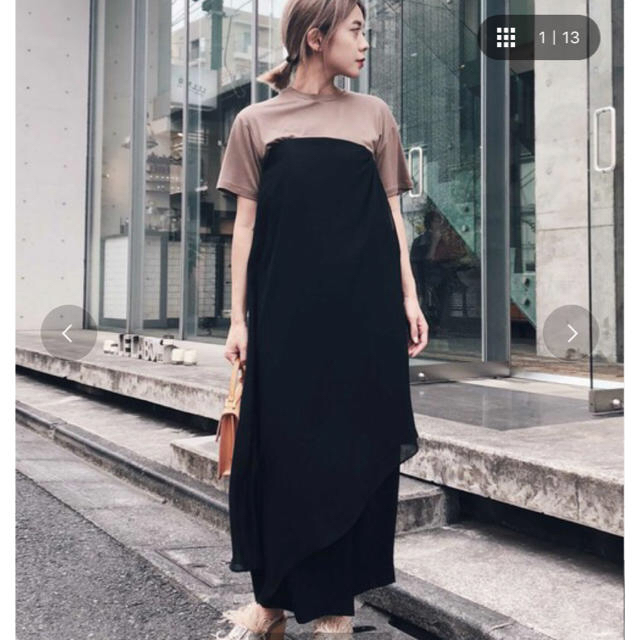 Ameri VINTAGE(アメリヴィンテージ)のAmeri OVER HIGH WAIST LIKE PANTS レディースのパンツ(カジュアルパンツ)の商品写真