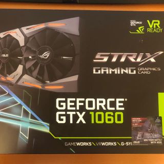 エイスース(ASUS)のGTX 1060 ASUS ROG STRIX GDDR5 6GB(PCパーツ)