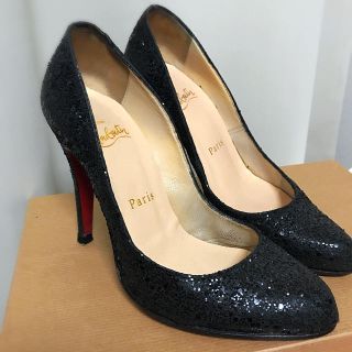 クリスチャンルブタン(Christian Louboutin)のR様専用👠Christian Louboutin グリッター 黒(ハイヒール/パンプス)