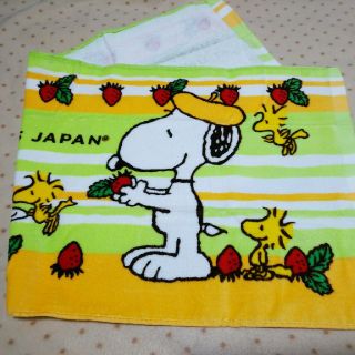 スヌーピー(SNOOPY)のスヌーピー　フェイスタオル(タオル)