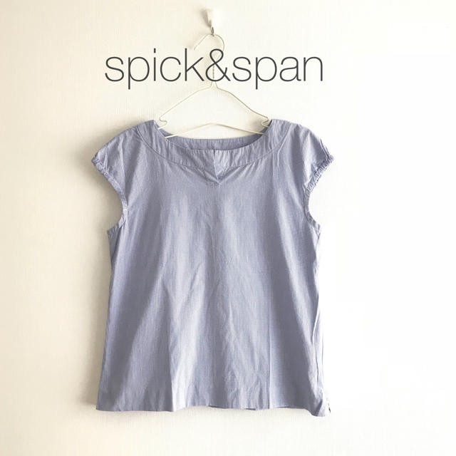 Spick & Span(スピックアンドスパン)の美品♡スピックアンドスパン 半袖ブラウス カットソー トップス 通勤仕事 春夏 レディースのトップス(シャツ/ブラウス(半袖/袖なし))の商品写真