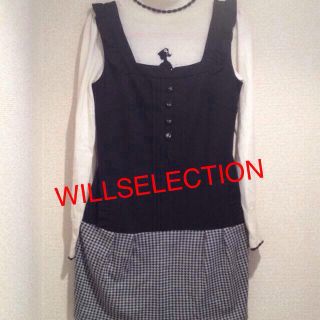 ウィルセレクション(WILLSELECTION)のWILLSELECTION♡ジャンスカ(ひざ丈ワンピース)