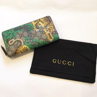 グッチ(Gucci)の【よっしーさま専用】GUCCI ベンガル トラ GGスプリーム 長財布(長財布)