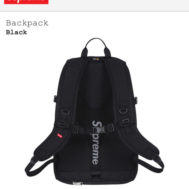 新品 未使用 半タグ付 Supreme 15SS Backpack バックパック