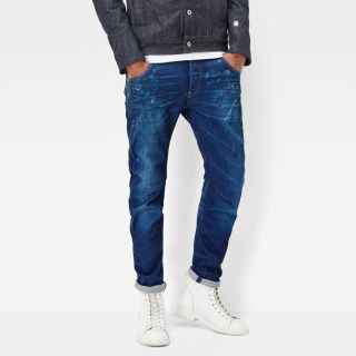 ジースター(G-STAR RAW)の【新品】G-STAR Arc 3D Slim ペイント加工 ストレッチ ジーンズ(デニム/ジーンズ)