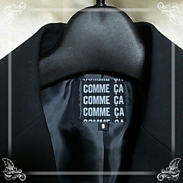 COMME CA DU MODE(コムサデモード)の値下げ【新品】ｺﾑｻ COMME CA ｼﾞｬｹｯﾄ 黒 9号 M レディースのジャケット/アウター(テーラードジャケット)の商品写真