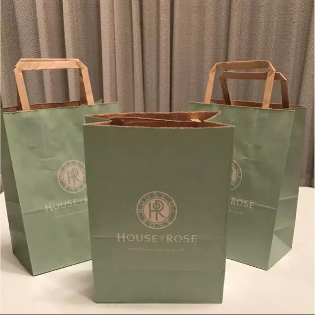HOUSE OF ROSE(ハウスオブローゼ)のハウスオブローゼ ショッパー三つ レディースのバッグ(ショップ袋)の商品写真