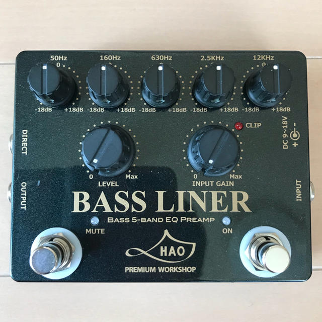 hao bass liner ハオ ベース プリアンプ イコライザー 限定カラー楽器