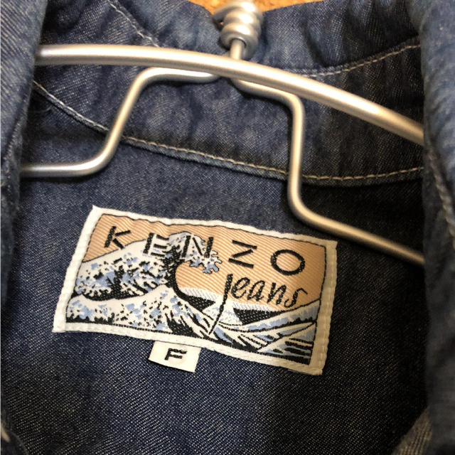 KENZO(ケンゾー)の良品 90s KENZO シャンブレー デニム シャツ F 半袖 メンズのトップス(シャツ)の商品写真