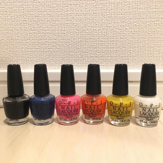 オーピーアイ(OPI)のOPI NAIL LACQUER ミニ6本セット(マニキュア)