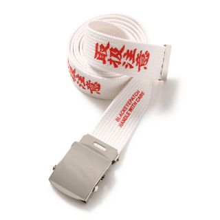 シュプリーム(Supreme)のBlackEyePatch LABEL BELT White(ベルト)