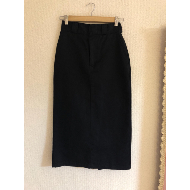 BEAUTY&YOUTH UNITED ARROWS(ビューティアンドユースユナイテッドアローズ)のdickies スリットタイトスカート ブラック レディースのスカート(ロングスカート)の商品写真