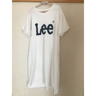 リー(Lee)のLee  Tシャツワンピース Lサイズ(ひざ丈ワンピース)