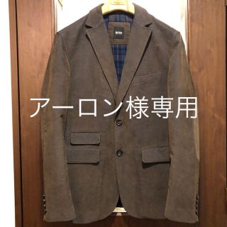 ヒューゴボス(HUGO BOSS)の[中古] BOSS 冬物ジャケット 茶(テーラードジャケット)