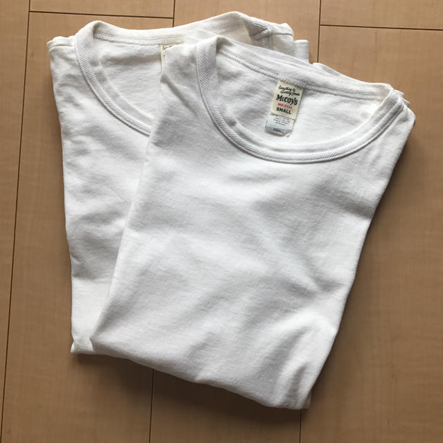 THE REAL McCOY'S - ザリアルマッコイズ 白Tシャツ サイズ S 2枚 THE REAL McCOY'S - ザリアルマッコイズ 白Tシャツ サイズ S 2枚