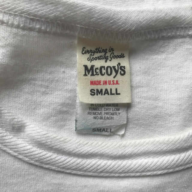 THE REAL McCOY'S(ザリアルマッコイズ)のザリアルマッコイズ 白Tシャツ サイズ S 2枚セット メンズのトップス(Tシャツ/カットソー(半袖/袖なし))の商品写真