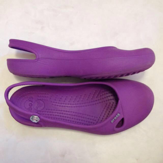 crocs(クロックス)のクロックス♡パープル レディースの靴/シューズ(ハイヒール/パンプス)の商品写真