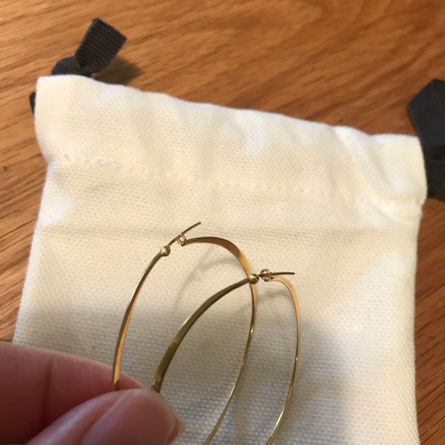 Shaesby シェイスビー k14 フープピアス ラージ