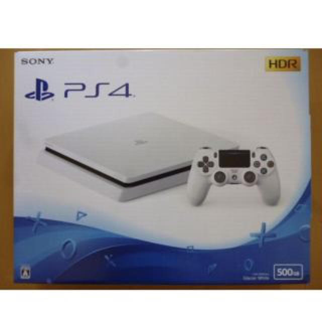 PlayStation4(プレイステーション4)のプレステ４ 本体 美品 White エンタメ/ホビーのゲームソフト/ゲーム機本体(家庭用ゲーム機本体)の商品写真