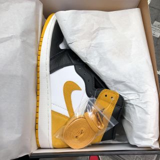 ナイキ(NIKE)のAIR JORDAN 1 RETRO HIGH OG YELLOW OCHRE(スニーカー)