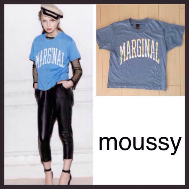 moussy(マウジー)のmoussy/プリントロゴTシャツ レディースのトップス(Tシャツ(半袖/袖なし))の商品写真