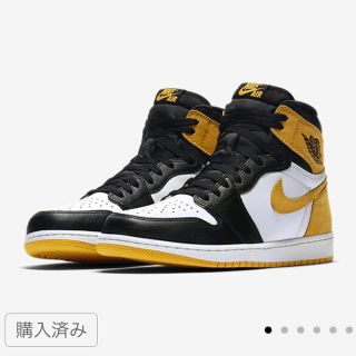 ナイキ(NIKE)のエア ジョーダン 1 YELLOW OCHRE(スニーカー)