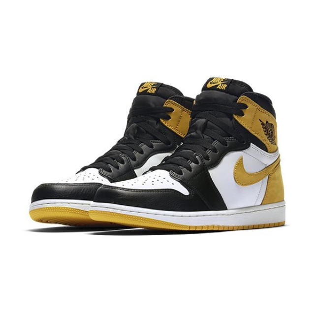 NIKE(ナイキ)のnike air jordan1 yellow ochre 26cm 即日発送 メンズの靴/シューズ(スニーカー)の商品写真