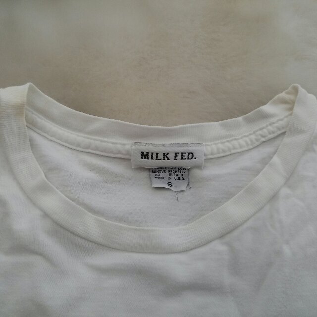 MILKFED.(ミルクフェド)のミルクフェド Tｼｬﾂ 白 Ｓサイズ  レディースのトップス(Tシャツ(半袖/袖なし))の商品写真