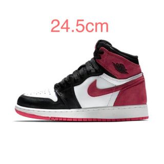 ナイキ(NIKE)の24.5cm NIKE AIR JORDAN 1 OG BG TRACK RED(スニーカー)