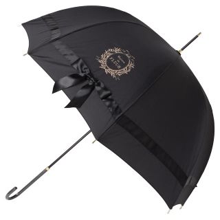 メゾンドフルール(Maison de FLEUR)のʚ꒰⑅新品完売品！☂︎黒リボン晴雨兼用UV日傘⑅꒱ɞ(傘)