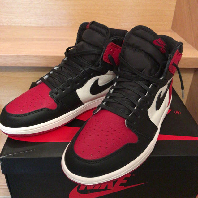 jordan 1 bred toe 28cm