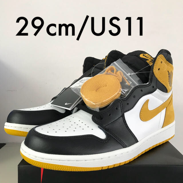 NIKE  jordan1 ジョーダン　イエローオークル　26 yellow