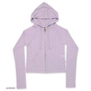 ケイティー(Katie)のGIRL IN THE ROOM hood zip LAVENDER(パーカー)