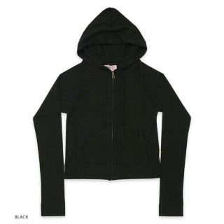 ケイティー(Katie)のGIRL IN THE ROOM hood zip BLACK(パーカー)