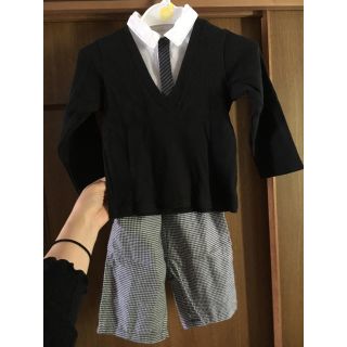 ニシマツヤ(西松屋)の【2回着用】フォーマル子供服セット❀男の子 100㎝ 七五三 結婚式 卒入園(ドレス/フォーマル)