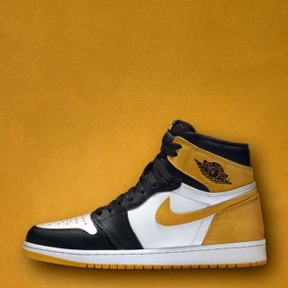 ナイキ(NIKE)のエアジョーダン1 yellow ザ・バンド(スニーカー)