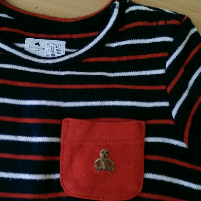 babyGAP(ベビーギャップ)の80半袖カバーオール キッズ/ベビー/マタニティのベビー服(~85cm)(カバーオール)の商品写真