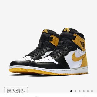 ナイキ(NIKE)のNIKE AIR JORDAN1 YELLOW OCERE(スニーカー)