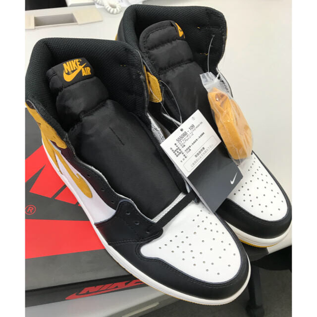 込28 AIR JORDAN1 OG イエローオークル YELLOW OCHRE