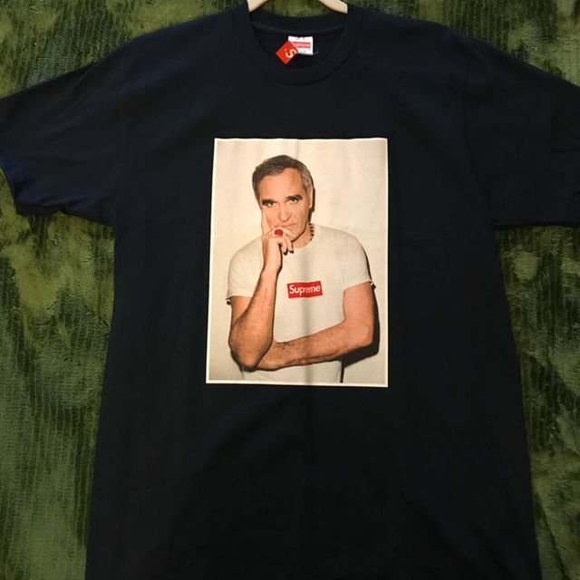 16ss supreme Morrissey Tee Navy L シュプリームメンズ