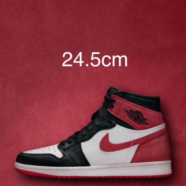 24.5cm NIKE AIR JORDAN 1 OG BG TRACK RED