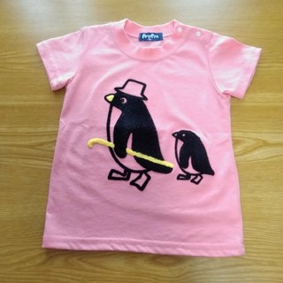 ニシマツヤ(西松屋)のPartyPick　ペンギンピンクTシャツ　95サイズ(Tシャツ/カットソー)